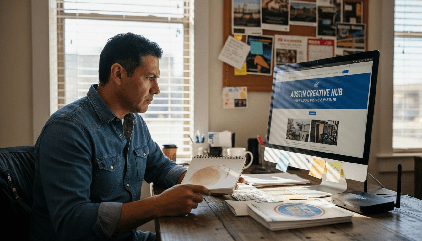 Website design's role in branding for Texas SMBs 2026